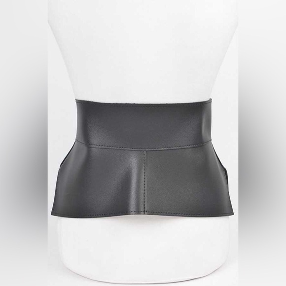 Vegan Leather Wrap Statement Belt - Picture 4 of 5
